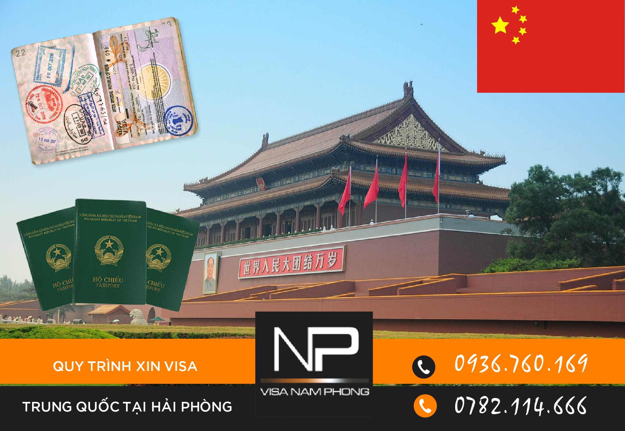 Quy trình xin visa Trung Quốc tại Hải Phòng