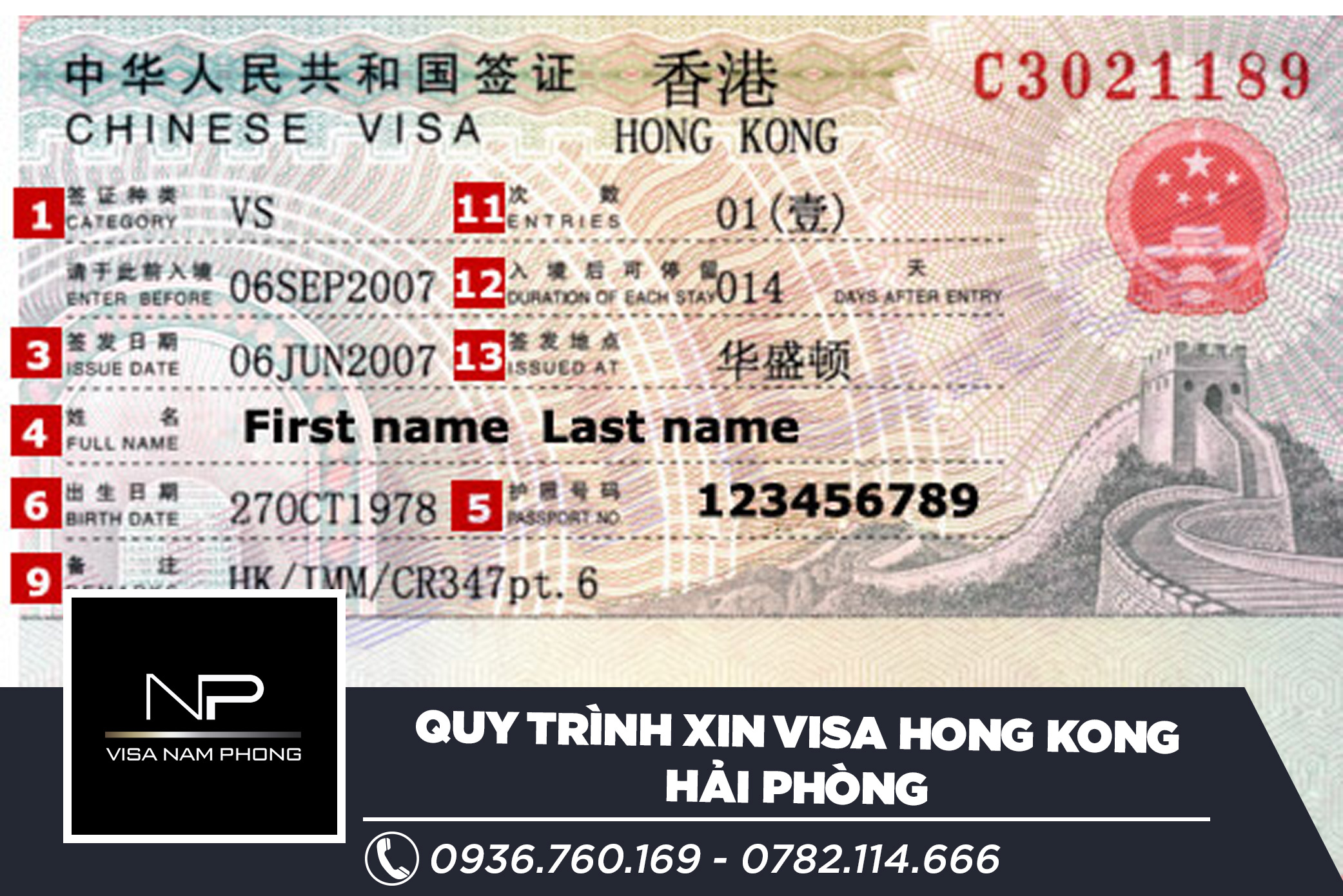 Quy trình xin visa Hong Kong Hải Phòng