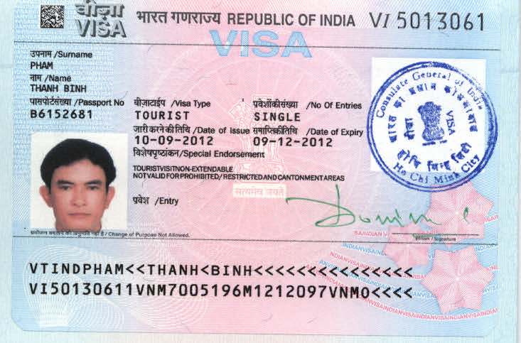 Dịch vụ xin visa Ấn Độ tại Hải Phòng