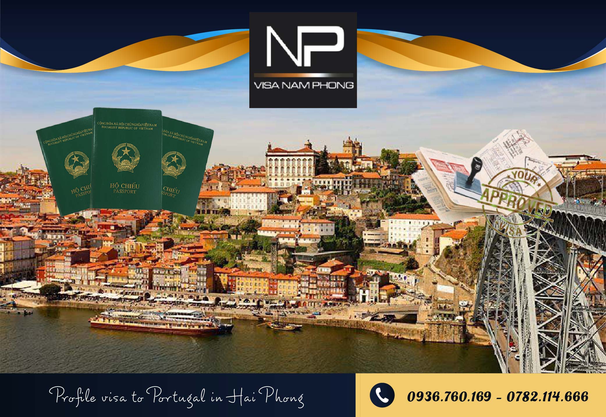 Profile visa to Portugal in Hai Phong