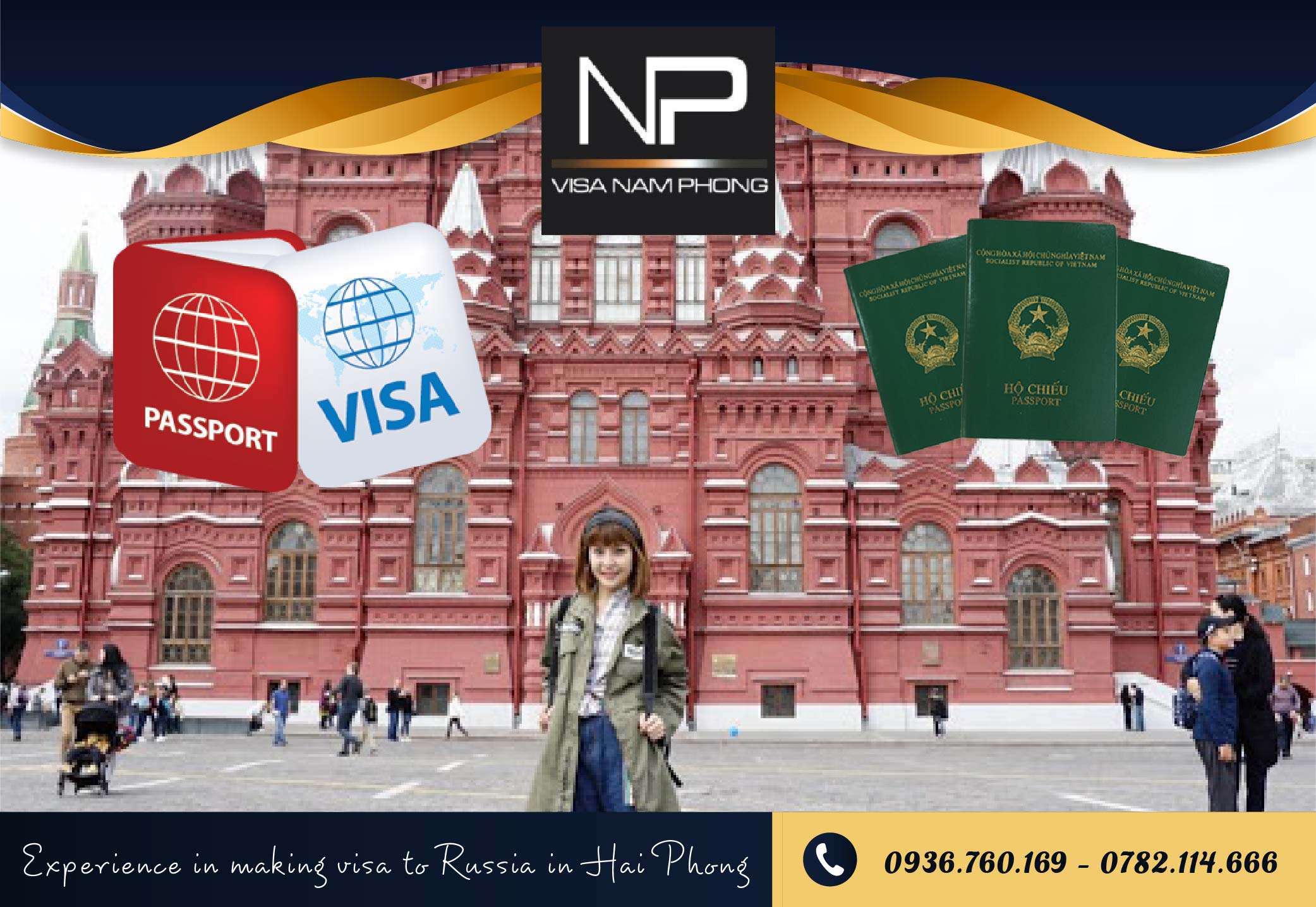 Experience in making visa to Russia in Hai Phong