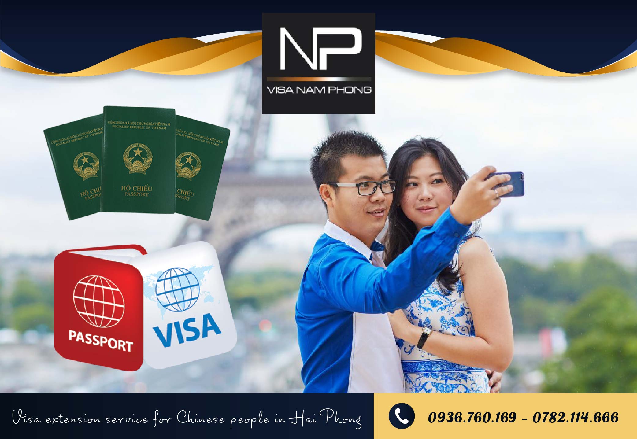 Visa extension service for Chinese people in Hai Phong