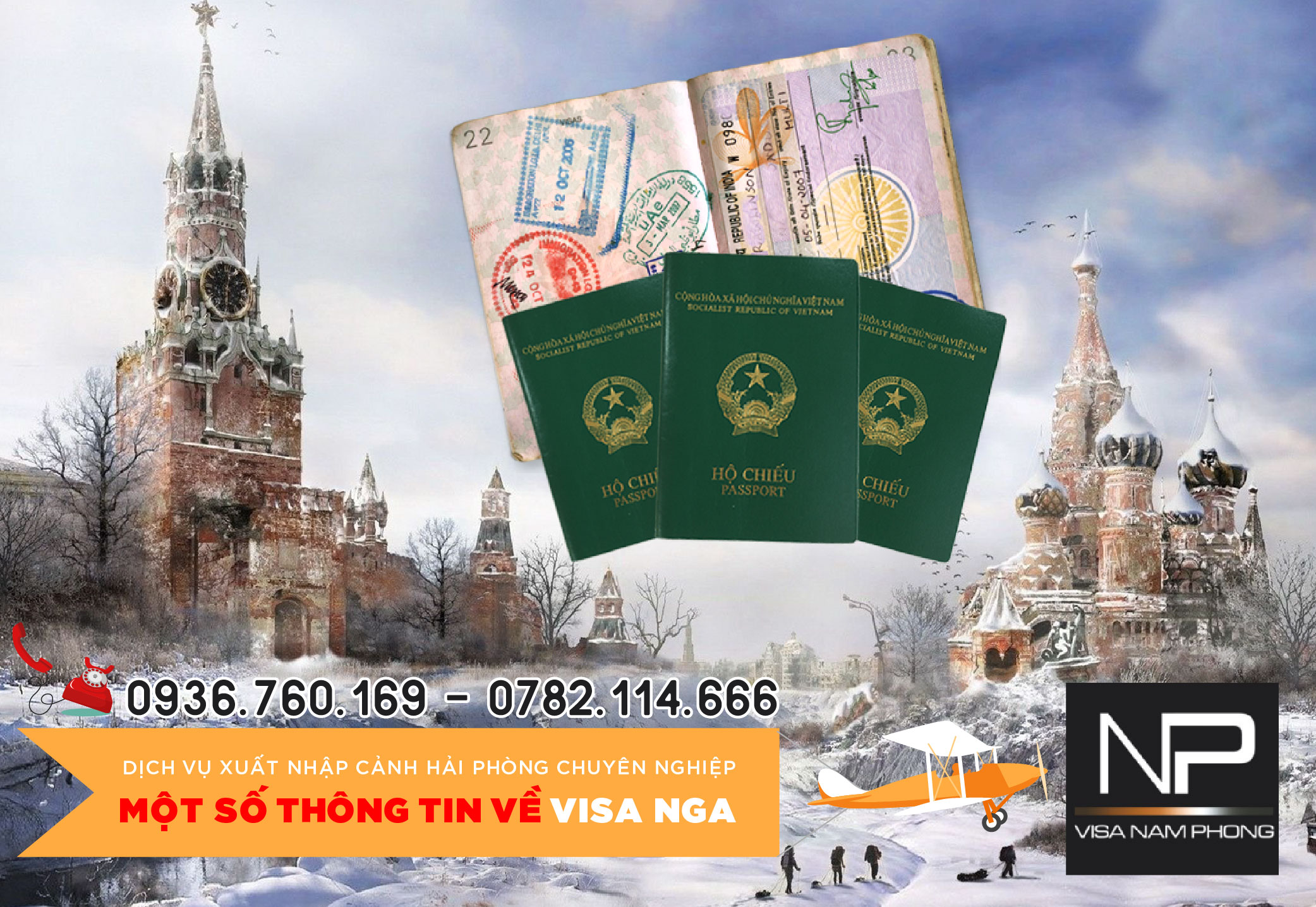 Tư vấn một số thông tin về Visa Nga tại Hải Phòng