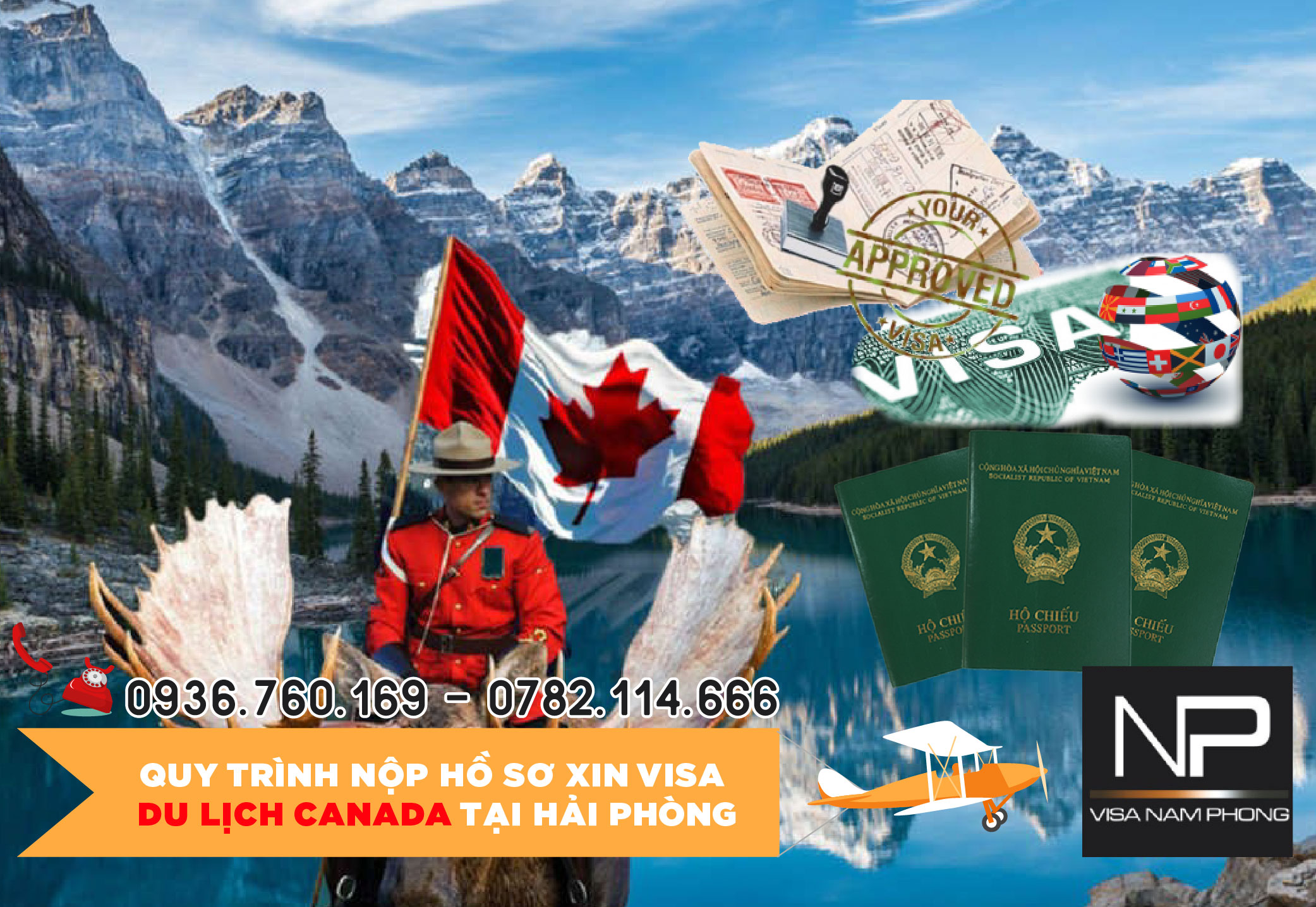 Quy trình nộp hồ sơ xin visa du lịch Canada tại Hải Phòng
