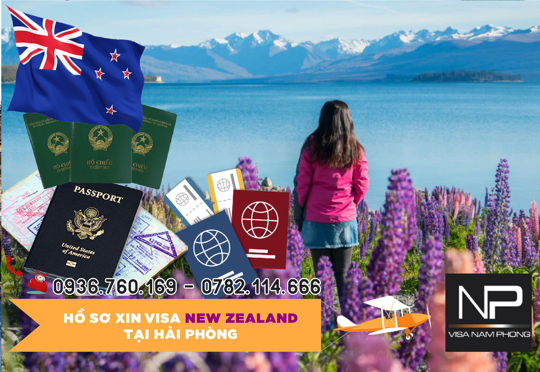 Hồ sơ xin visa New Zealand tại Hải Phòng	
