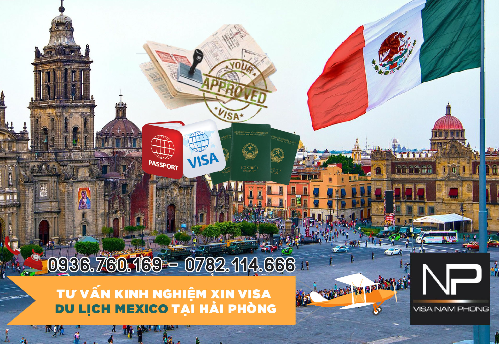 Tư vấn kinh nghiệm xin visa du lịch mexico tại Hải Phòng