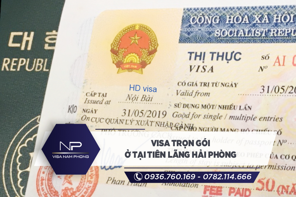 Visa trọn gói ở tại Tiên Lãng Hải phòng