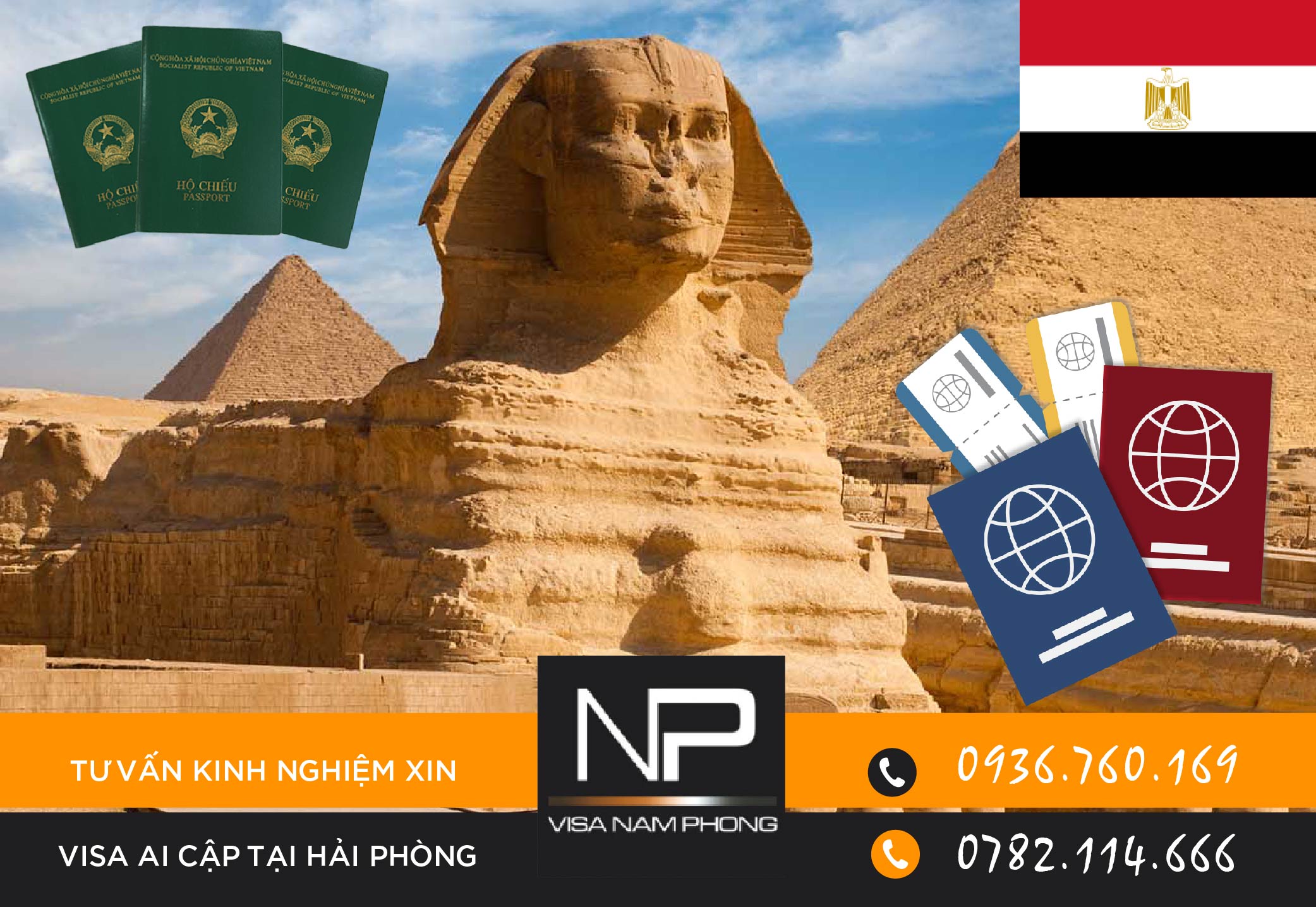 Tư vấn kinh nghiệm xin visa Ai Cập tại Hải Phòng