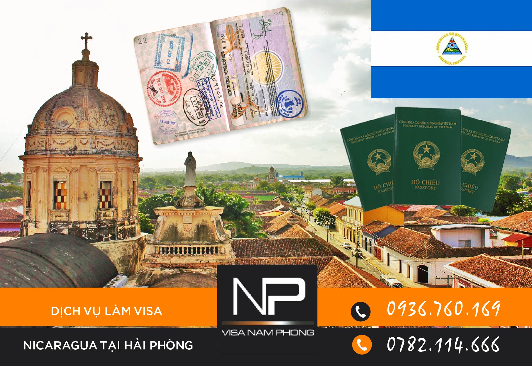 Dịch vụ làm visa Nicaragua tại Hải Phòng