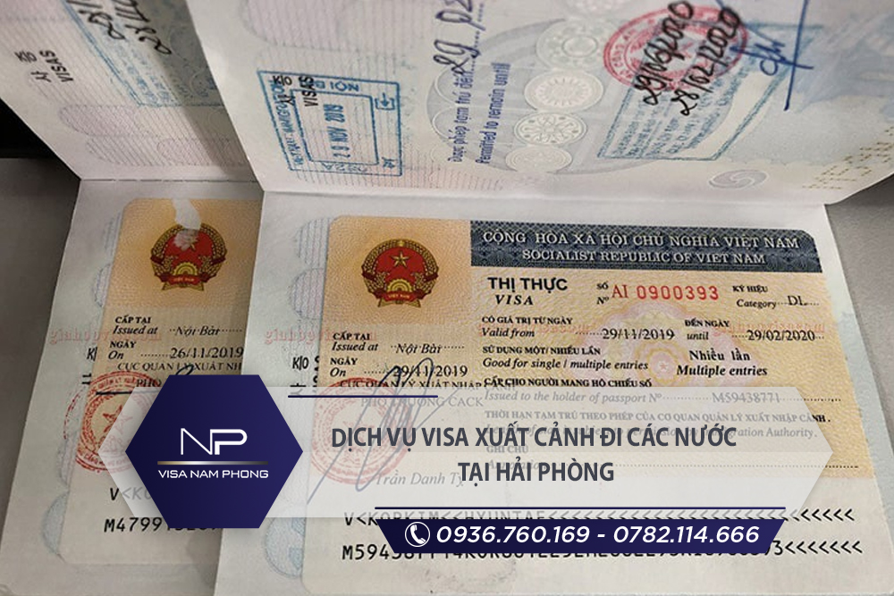 Dịch vụ visa xuất cảnh đi các nước tại Kiến An Hải Phòng