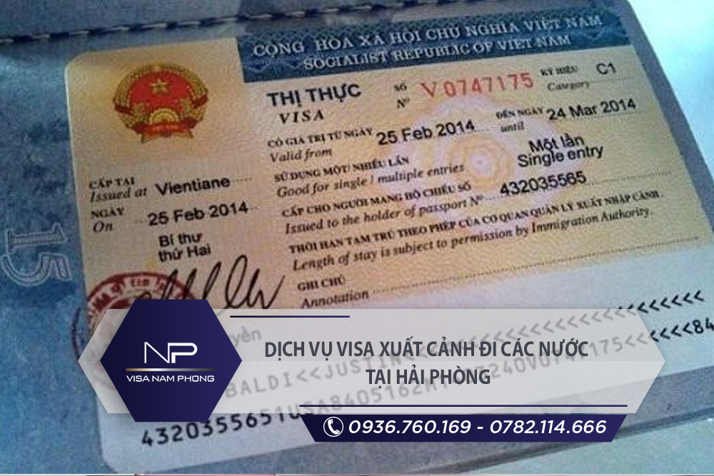 Dịch vụ visa xuất cảnh đi các nước tại Kiến Thụy Hải Phòng