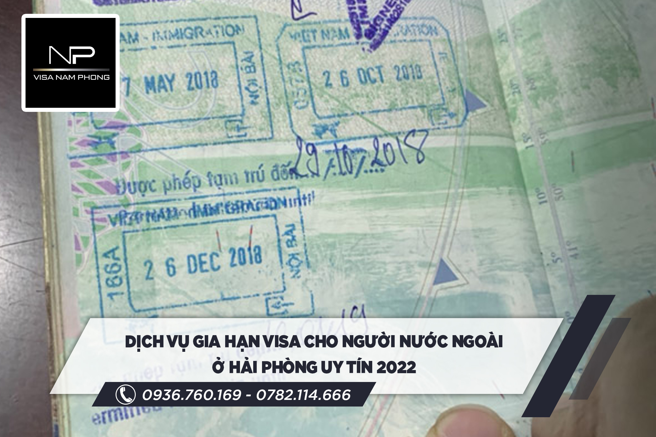 Dịch vụ gia hạn visa cho người nước ngoài ở Hải Phòng uy tín 2022