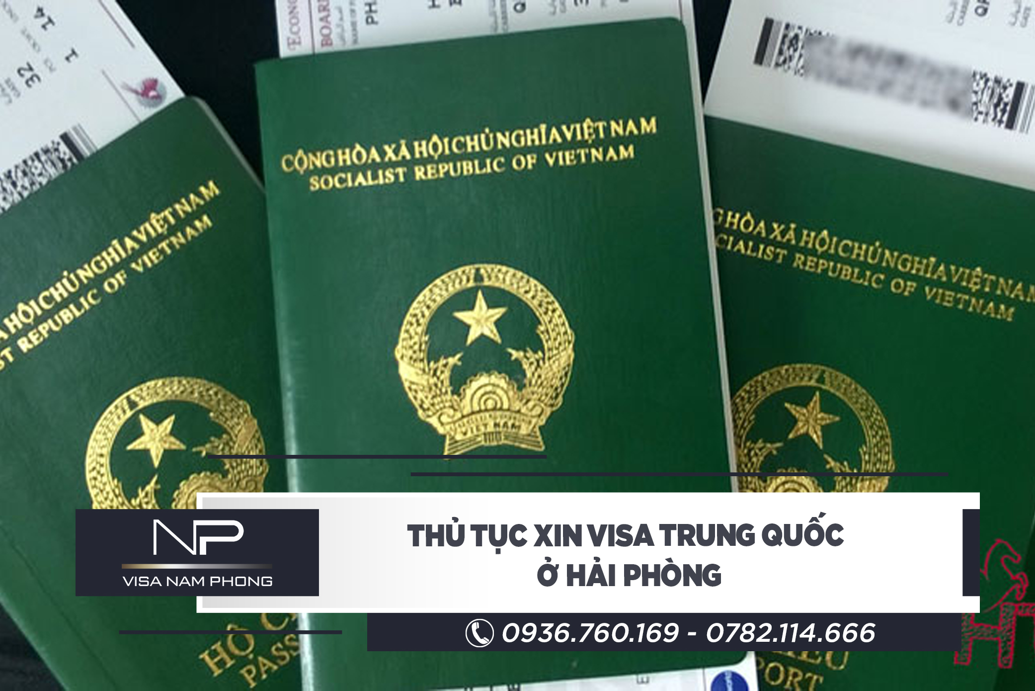 Thu tuc xin Visa Trung Quoc o Hai Phong