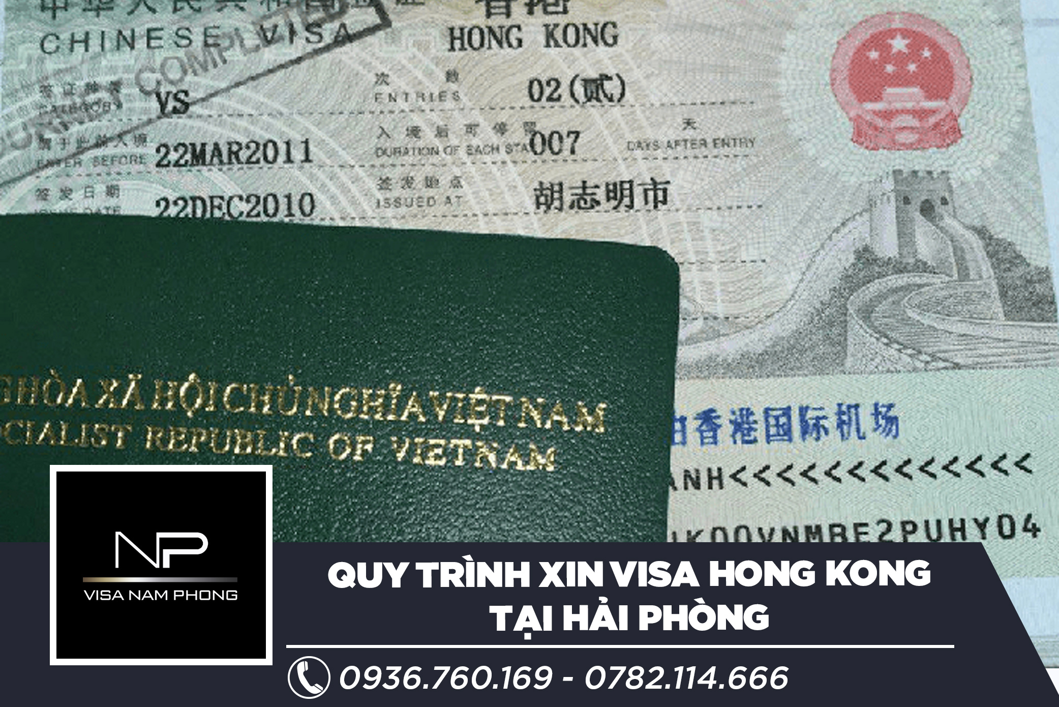 Quy trình xin visa Hong Kong tại Hải Phòng