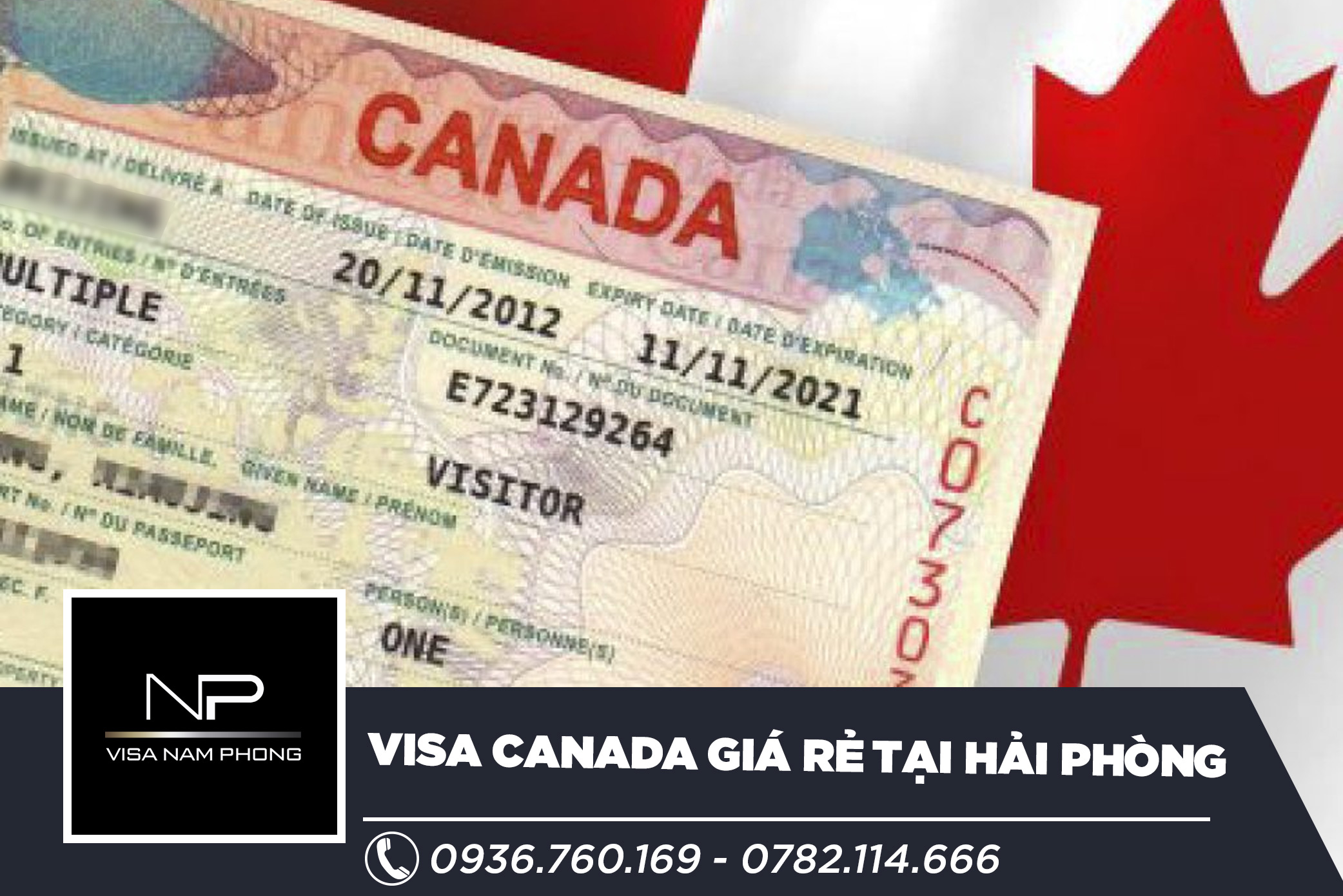 Visa Canada giá rẻ tại Hải Phòng