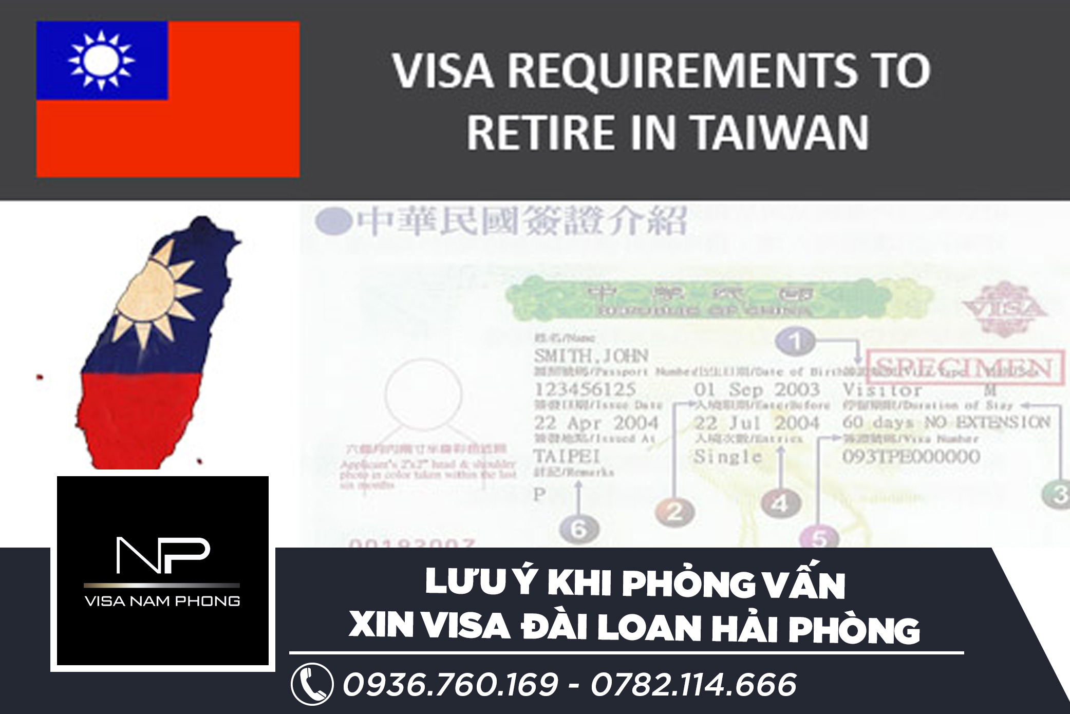 Lưu ý khi phỏng vấn xin visa Đài Loan Hải Phòng