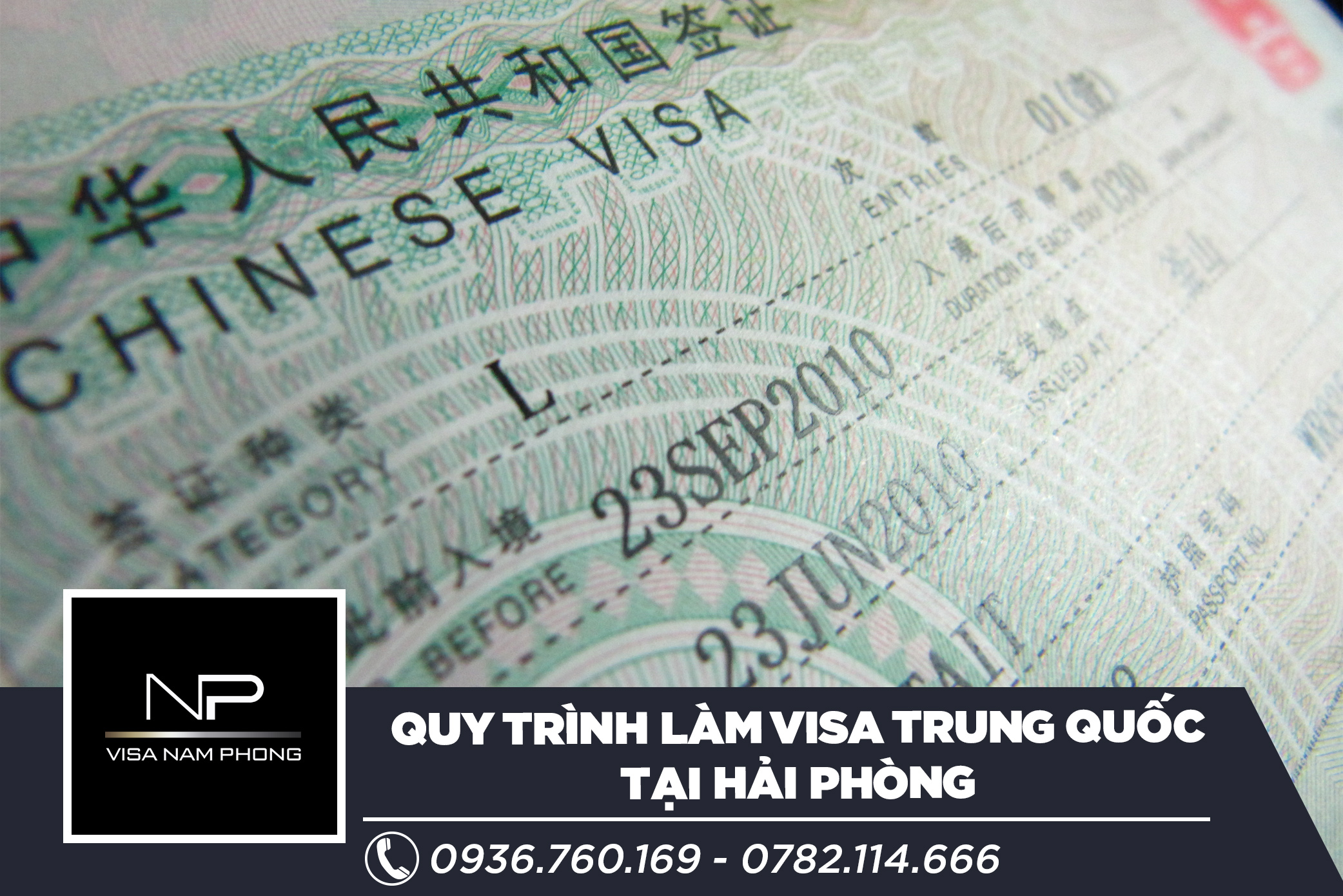 Quy trình làm visa Trung Quốc tại Hải Phòng