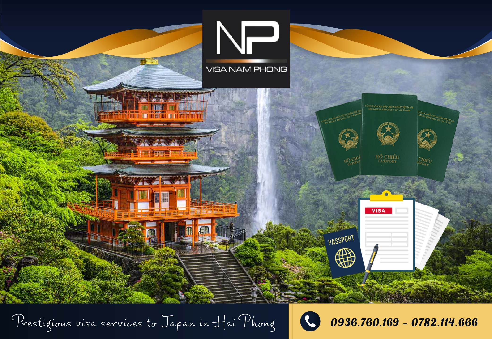 Prestigious visa services to Japan in Hai Phong