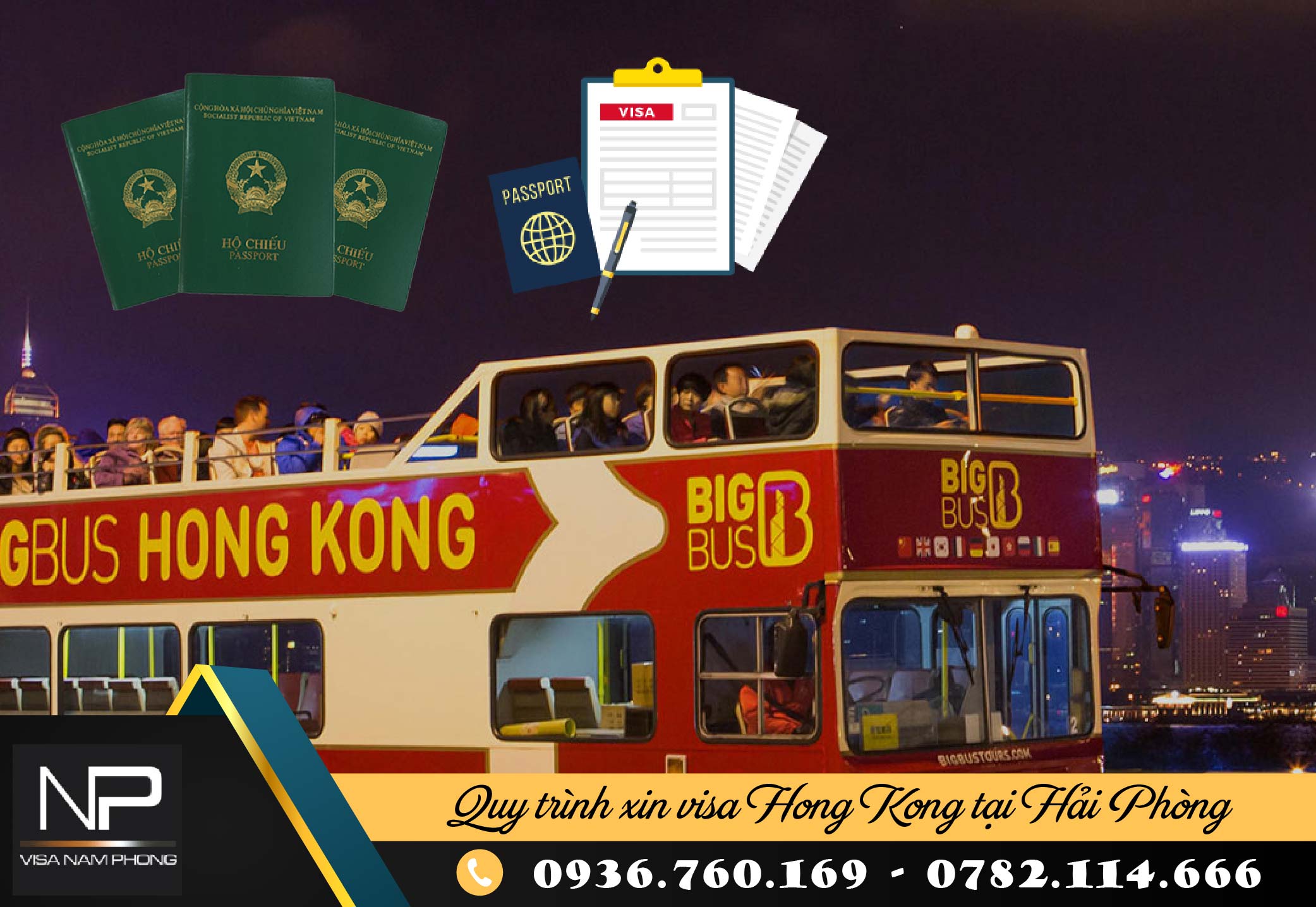 Quy trình xin visa Hong Kong tại Hải Phòng