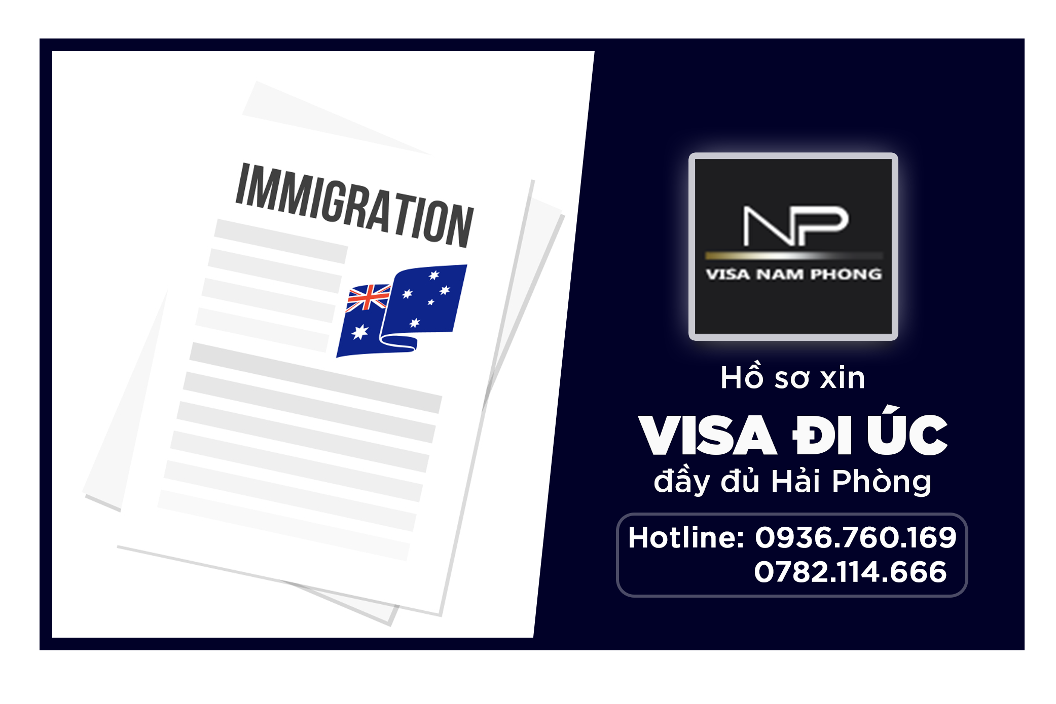 Hồ sơ xin visa đi Úc đầy đủ Hải Phòng