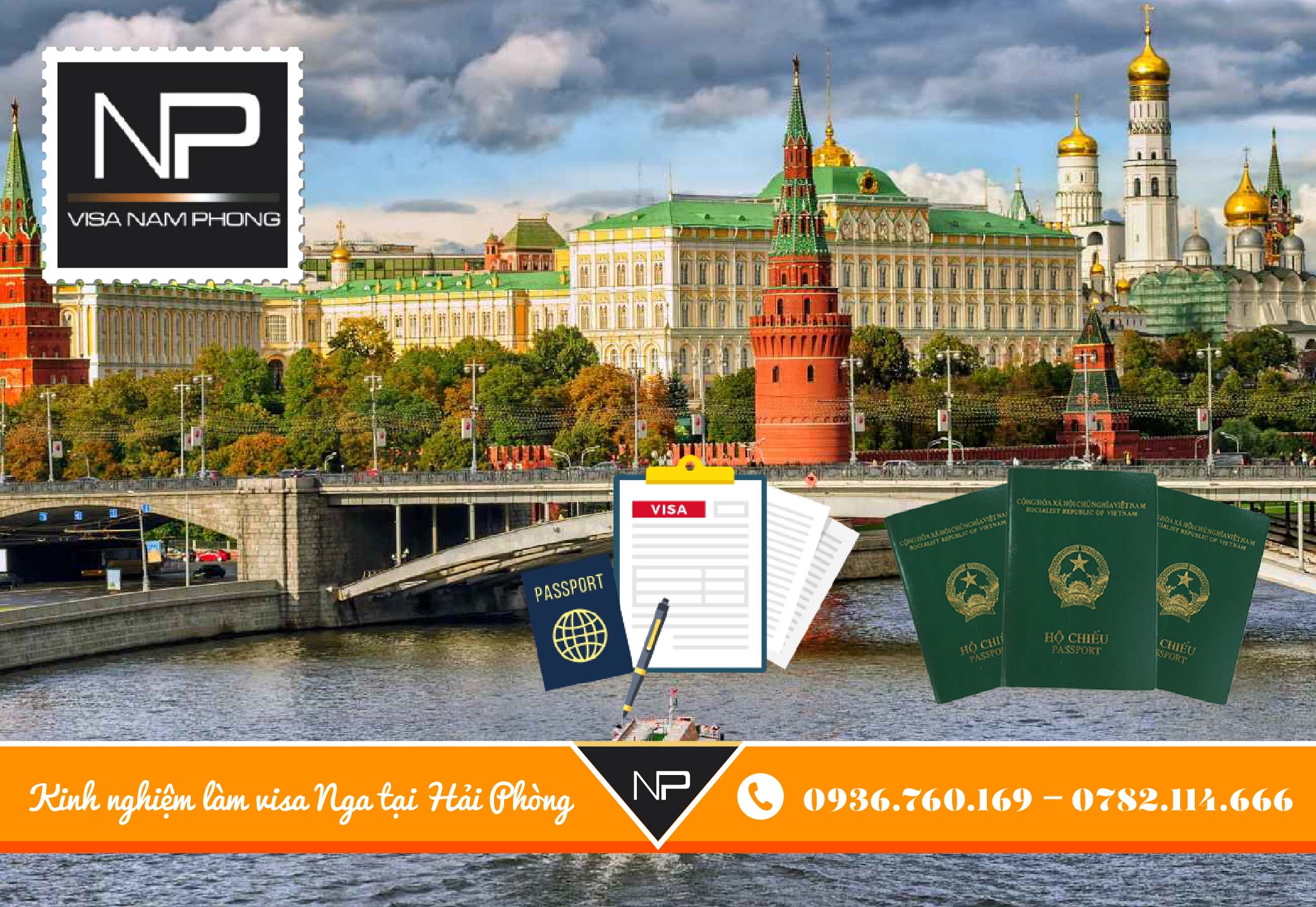 Kinh nghiệm làm visa Nga tại Hải Phòng