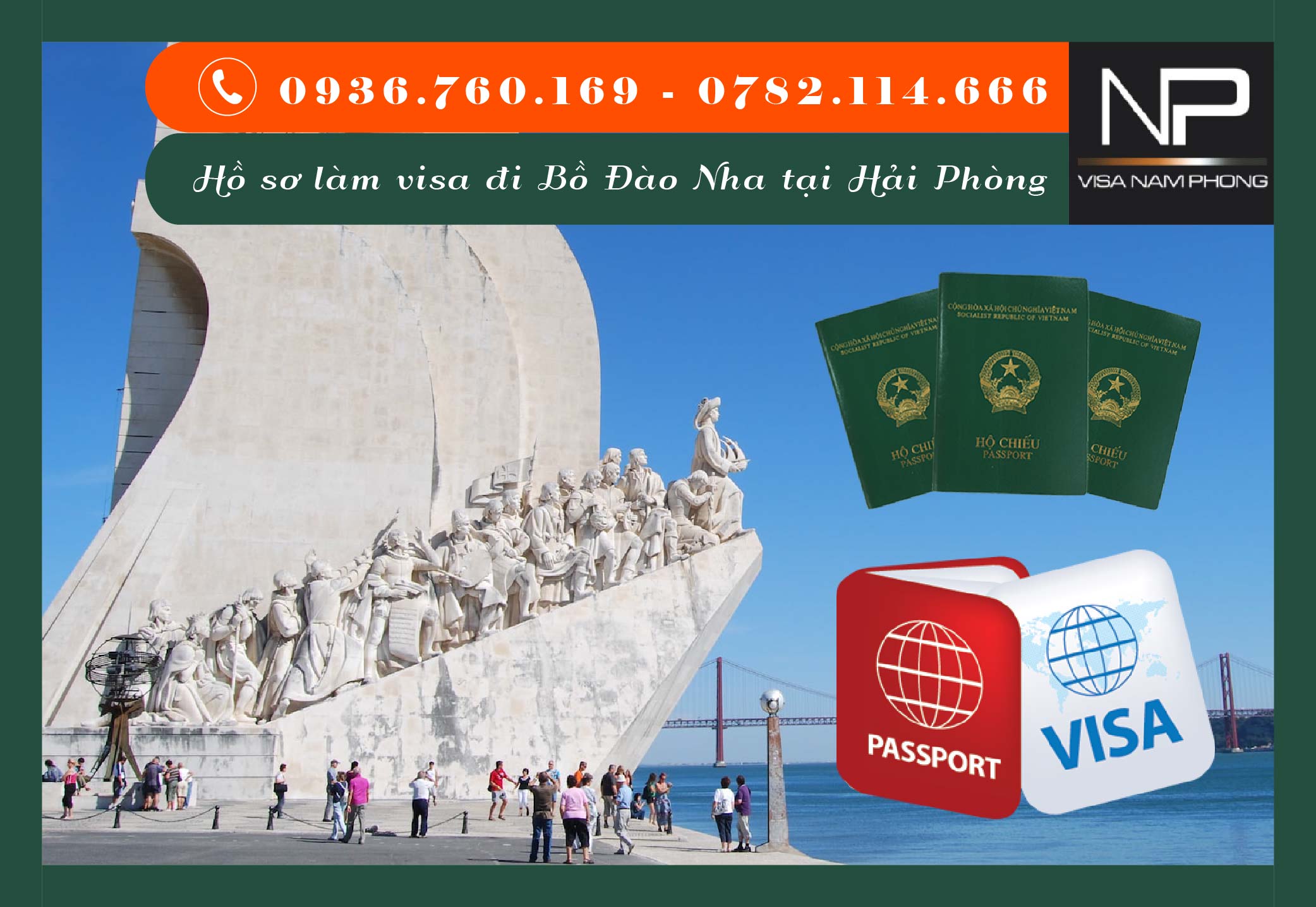 Hồ sơ làm visa đi Bồ Đào Nha tại Hải Phòng