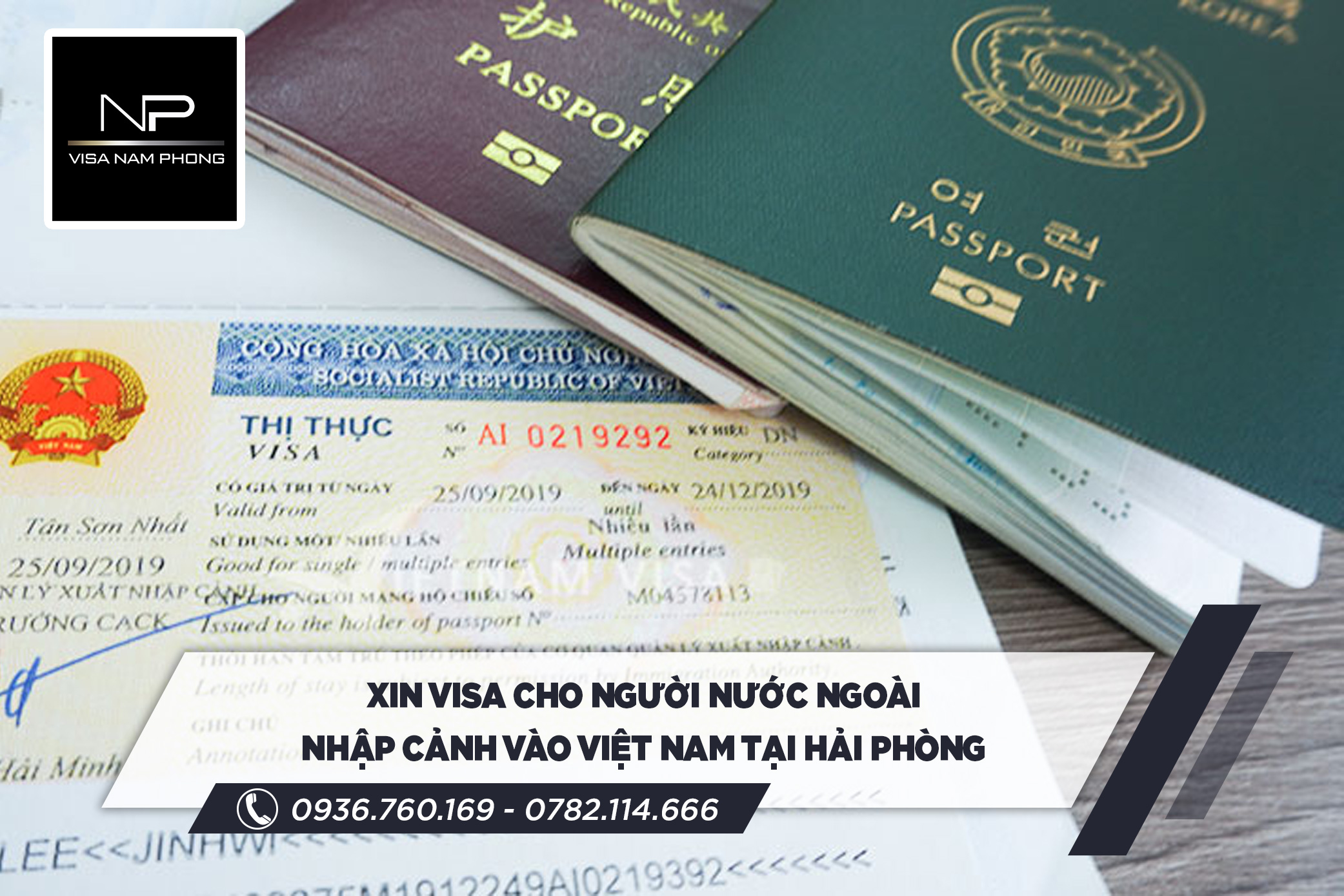 Xin visa cho người nước ngoài nhập cảnh vào Việt Nam tại Hải Phòng