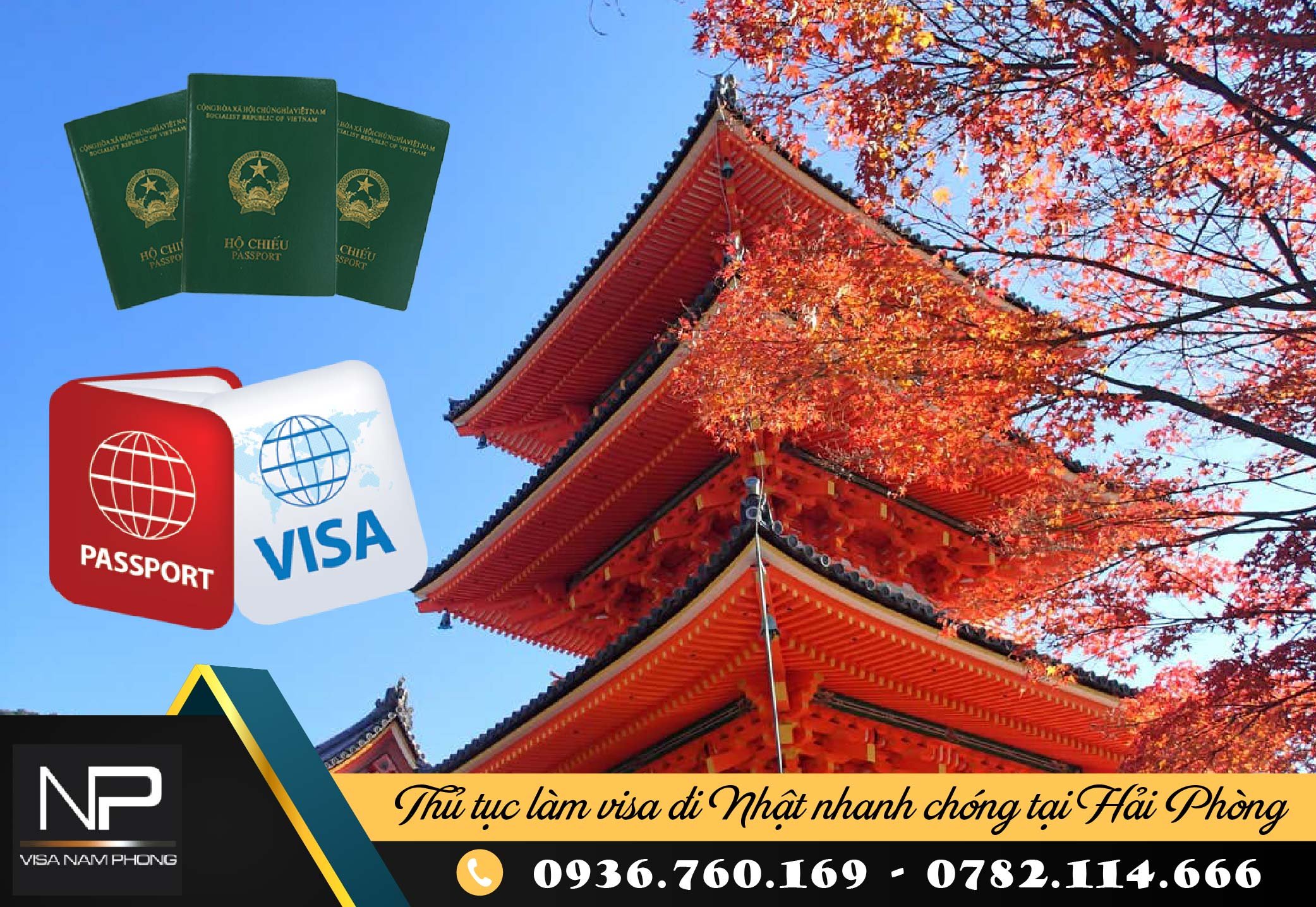 Thủ tục làm visa đi Nhật nhanh chóng tại Hải Phòng